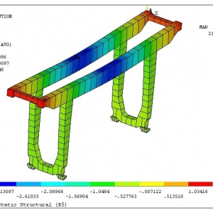 U���p�����^�Tʽ���ؙC(j��)����Ԫ���� finite element analysis of U type girder hook ga ...